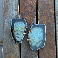 Multicolor Tourmaline Shard Earrings